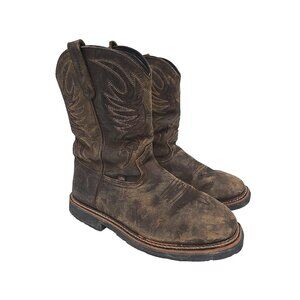 Thorogood Men's 11" Waterproof Western Wellington Boot (U.S.A.) 814-4337 12EE